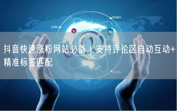 抖音快速涨粉网站必备｜支持评论区自动互动+精准标签匹配